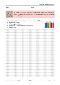 Designing a Roman mosaic