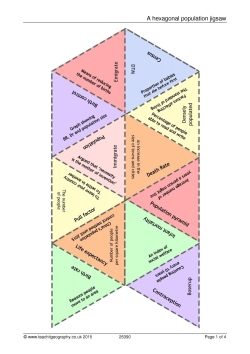 A hexagonal population jigsaw