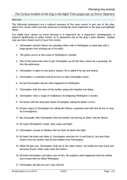 Revising key events