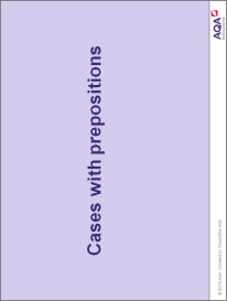 Cases with prepositions: das Internet