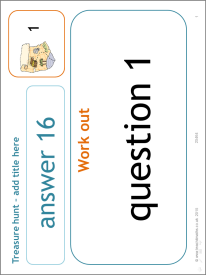 Treasure hunt - template Treasure hunt - template