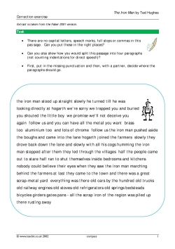 Correction exercise - The Iron Man