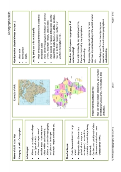 Cartographic skills