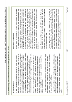 Comparing the endings of 'Tess of the d'Urbervilles' and 'Wuthering Heights'