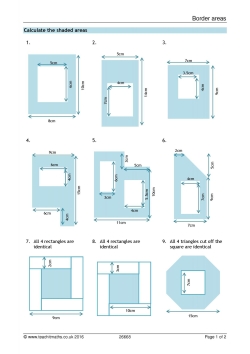 Border areas - calculating compound areas
