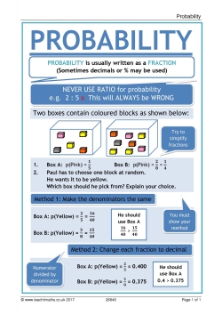 Probability poster