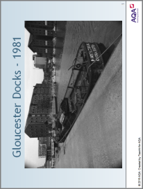 Gloucester Docks - before and after redevelopment