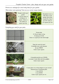 Pumpkin's Garden Centre - plan, design and cost your own garden