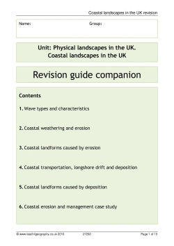 Coastal landscapes in the UK revision