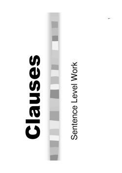 Clauses powerpoint presentation