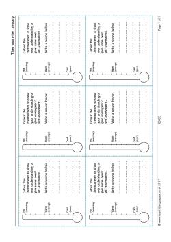 Thermometer plenary