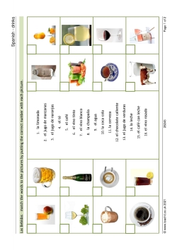 Spanish – drinks
