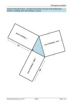 Pythagoras problem