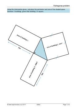 Pythagoras problem Pythagoras problem