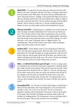 Five tips for PE