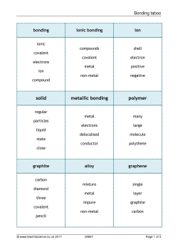 Bonding taboo