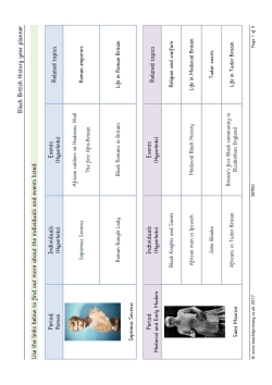 Black British History year planner