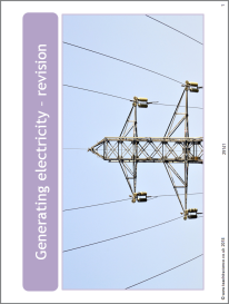 Generating electricity – revision