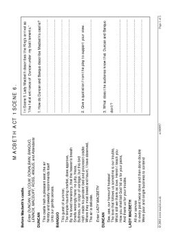 Act 1 Scene 6 activities Act 1 Scene 6 activities