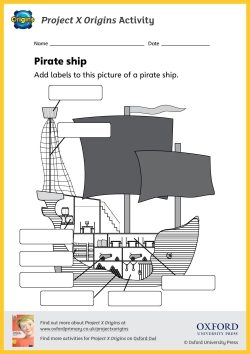 Project X Origins activity - pirate ship