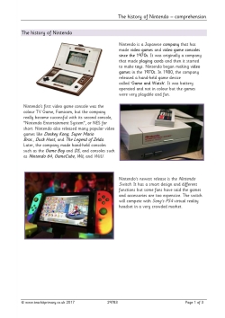 The history of Nintendo – a comprehension