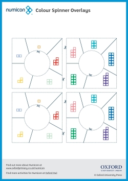 Numicon: colour spinner overlays