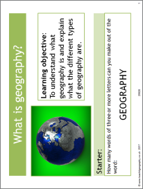 What is geography?