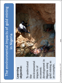 The environmental impacts of gold mining in Nigeria
