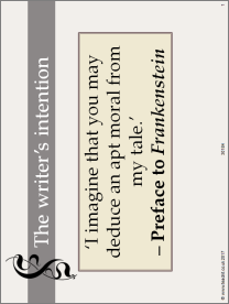 The writer's intention