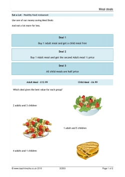 Meal deals