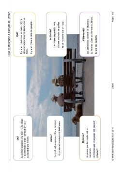 How to describe a picture in French