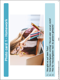 Higher photo cards: study and employment
