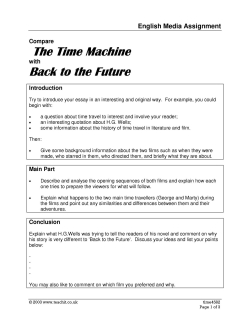 Compare 'The Time Machine' with 'Back to the Future' Compare 'The Time Machine' with 'Back to the Future'