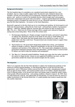 How successful was the New Deal?