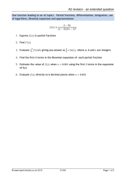A2 revision - an extended question.