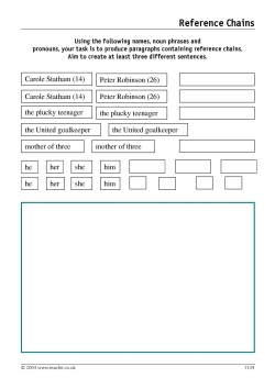 Reference chain cut ups