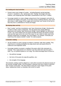 Teaching ideas