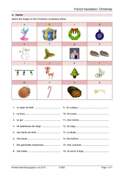 French translation: Christmas