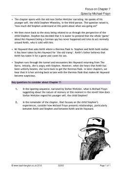 Focus on Chapter 7