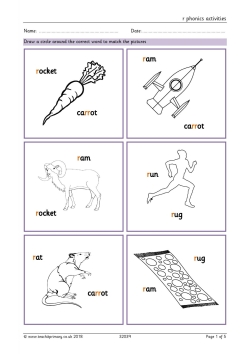r phonics activities