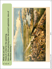 What can paintings tell us about Manifest Destiny?