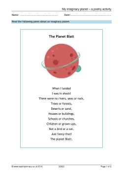 Space poetry