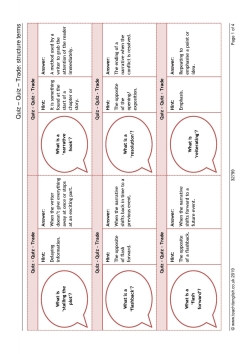 Quiz – Quiz – Trade: structure terms