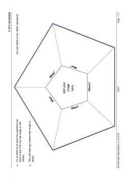 5 W's template
