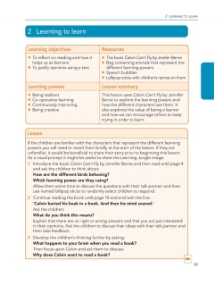 Thinking C: Metacognition lessons