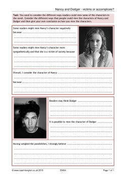 Nancy and Dodger - victims or accomplices?