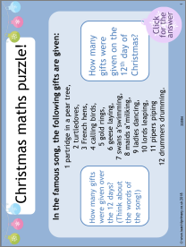 A Christmas maths puzzle!