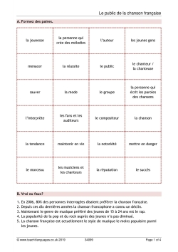 Le public de la chanson française