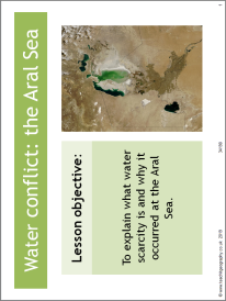 Water conflict - the Aral Sea