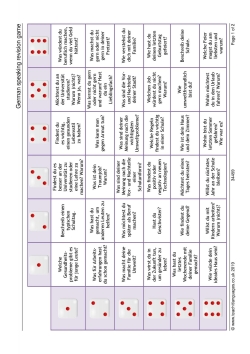 German speaking revision game